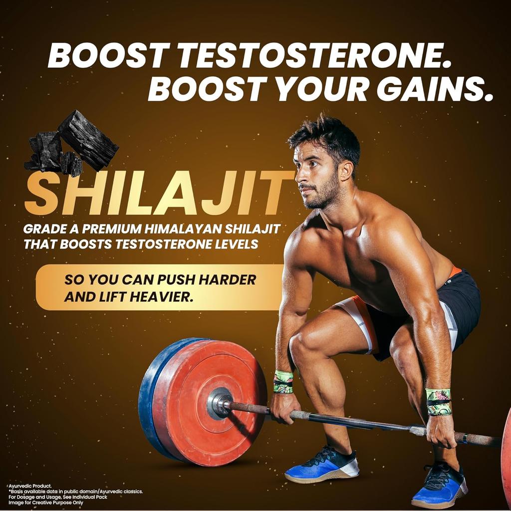 Dabur Himalayan Shilajit Gold Resin 20g With 7 Ayurvedic Boosters For Strength And Stamina