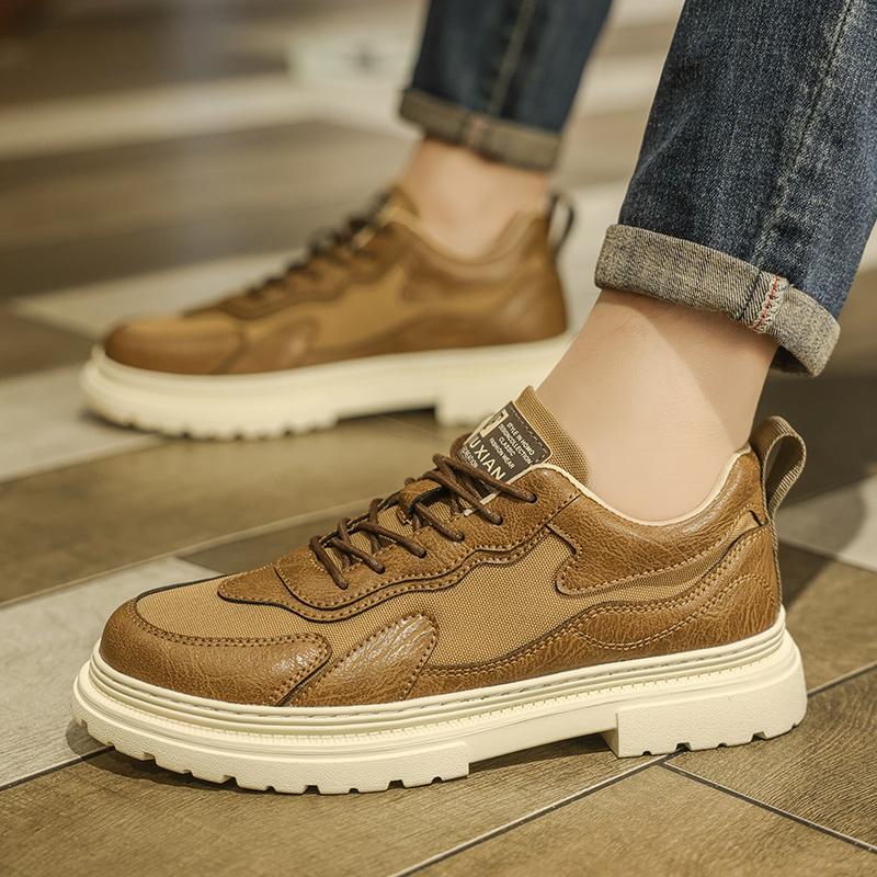 Four Seasons Men's Casual Shoes Comfortable and Breathable Design Youth Outdoor Walking Exercise Daily Office Men's Shoes