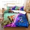 Game Anime Ratchet Clank Rift Apart Bedding Set Cartoon Three-Piece Set Adult Boys Bedroom Duvetcover Sets 3D Kawaii