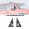 2x Auto Seitenfenster Glas Panel Abdeckung Zierleiste Für Jeep Renegade 2016-20 Muster