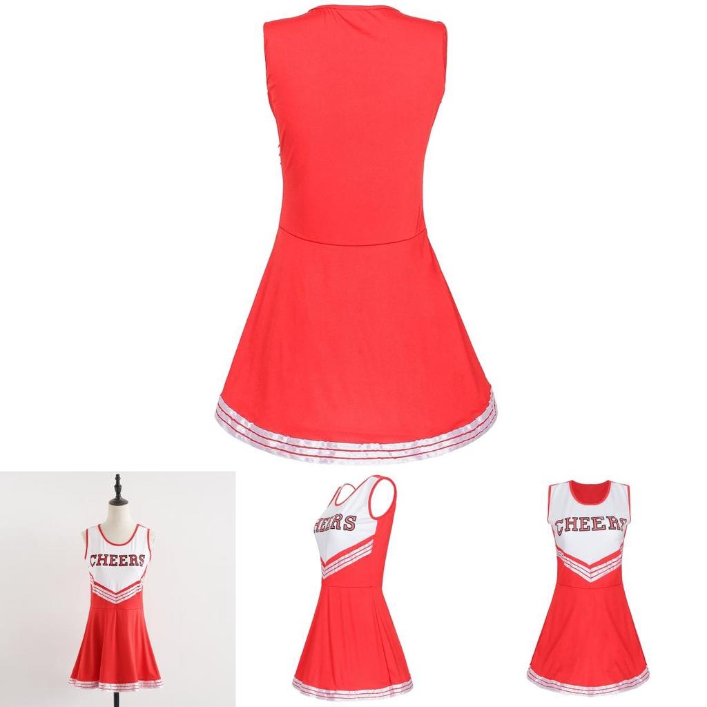 Lala Cheerleader Kleider Set Mit Blumen Socken Damen Fußball Baby Kostüm Tanzkleidung