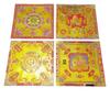 26×26cm Hot Stamping Gold Paper: Daifuku, Smooth Sailing Lotus, Five-way God of Wealth, Peace & Prosperity (30 Sheets/Pack)