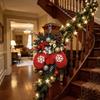 Glove Shape Christmas Glove Wreath Simulated Flower Christmas Garland Christmas Wreath  Living Room