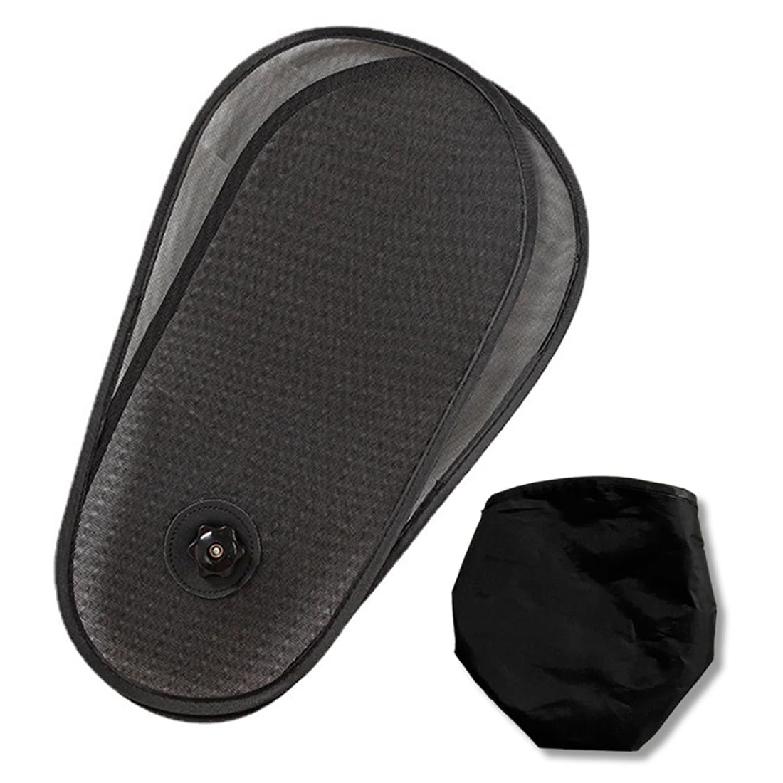 

Andrerouge Car Sun Shade, Sliding Type, Space Saving, Easy Storage, Sun Protection, General Purpose, Side Wind, Passenger Seat Driver чёрный