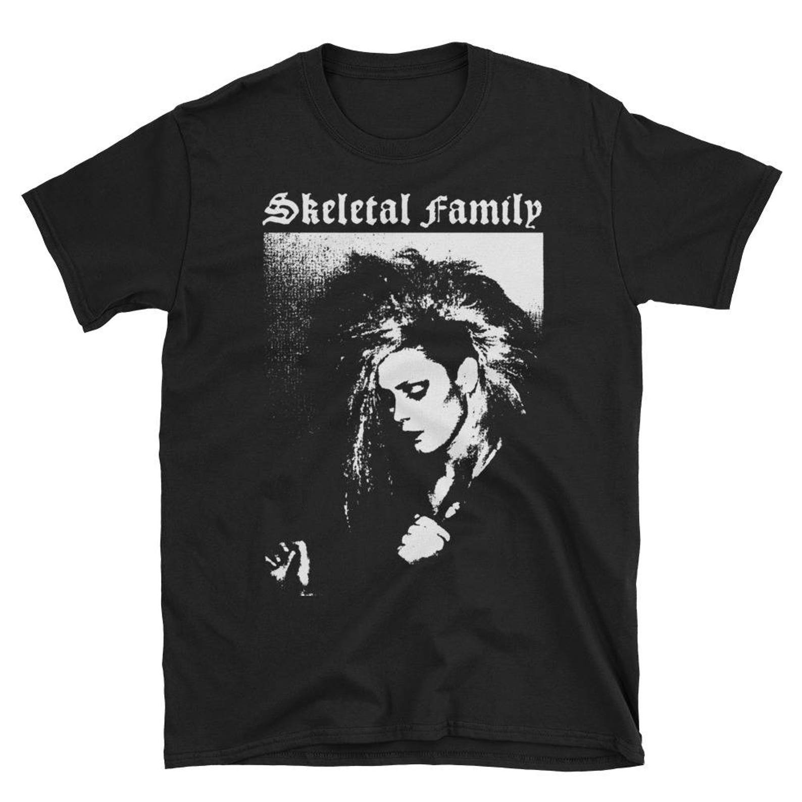 Skeletal Family Shirt, Siouxsie and the banshees, Bauhaus, The March Violets, Xmal Deutschland, The Danse Society 4XL