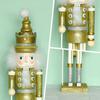 16 Inch Merry Christmas Decorations Nutcracker Figurine Wooden Soldier King Ornament for Indoor Winter Table Centerpiece