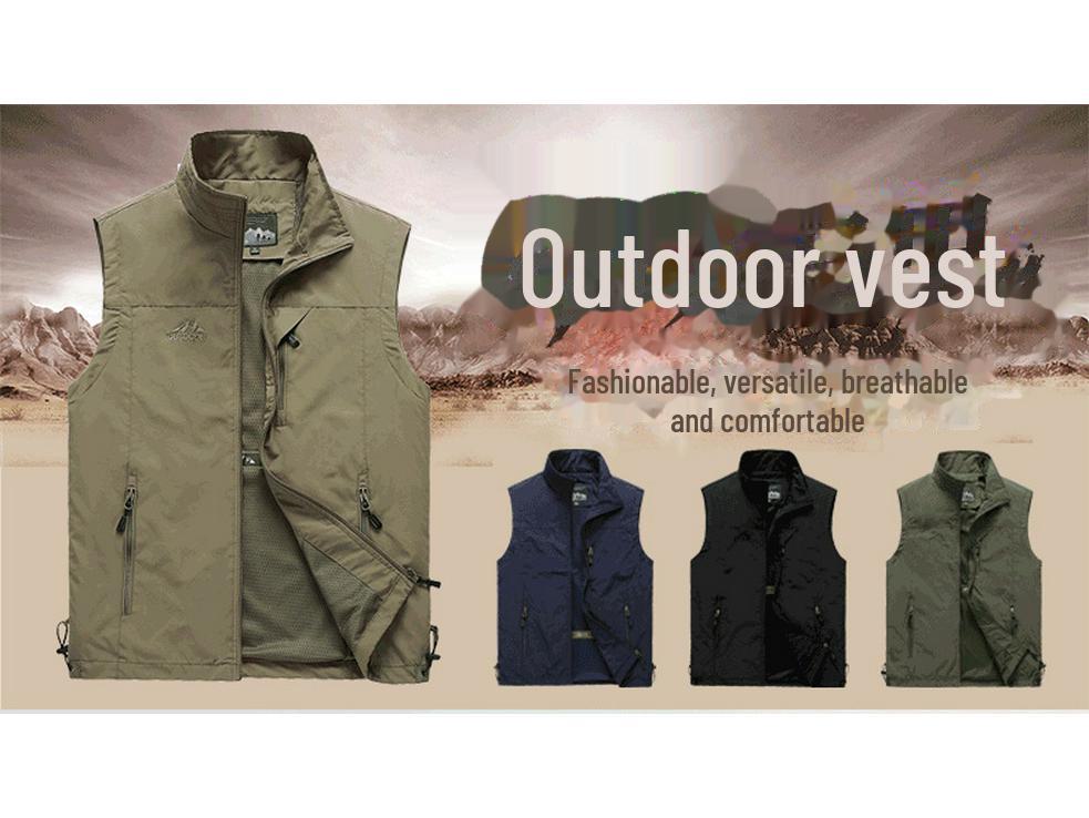 2020 Men's Outdoor Leisure Vest – Spring/Autumn Photography & Fishing Jacket