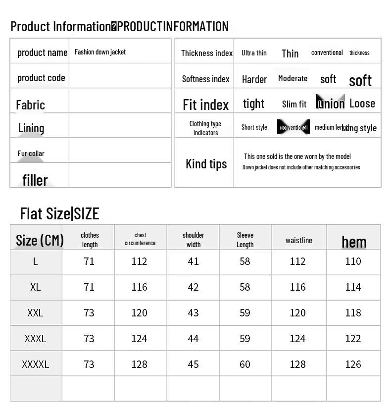Rong Hua Damen Daunenjacke mit Kapuze für den Winter