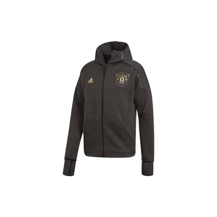 adidas Mufc Zne Hd 3.0 Football Manchester United Hoodie Jacket Men Black Men s DX9079 M