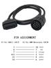 BMW Motorcycle Diagnostic Extension Cable 10-Pin to OBD2 ICOM D Adapter