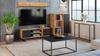 Focus RTV Cabinet 135 Cm - Loft Oak Craft/black