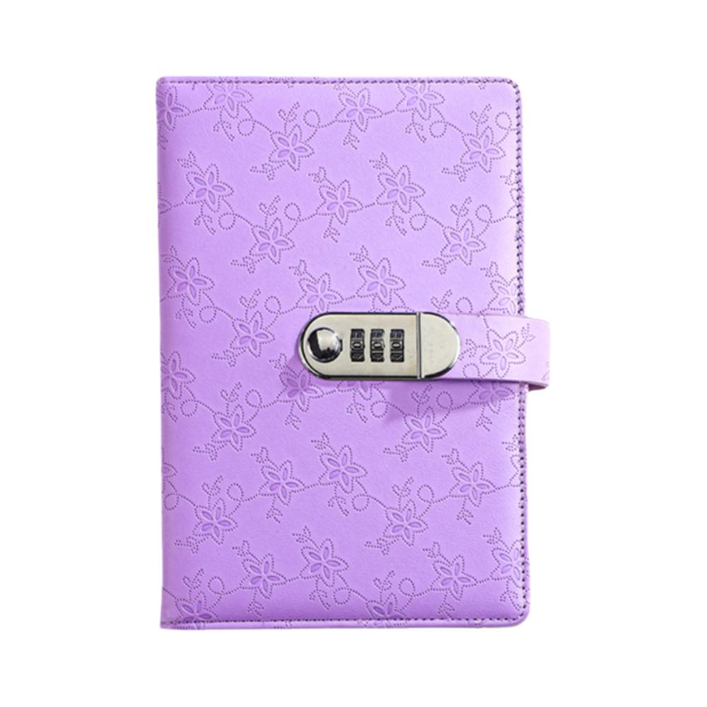 200 Pages Retro Password Book with Lock A5 Diary Notebook  Office School Supplies