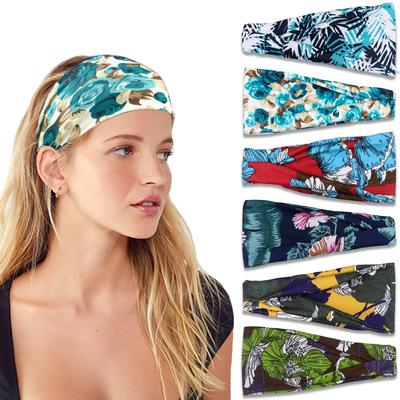 Stirnbänder für Damen, Rutschfest, Premium Dehnbare Stirnbänder Haaraccessoires, Tragen für Yoga, Mode, Training