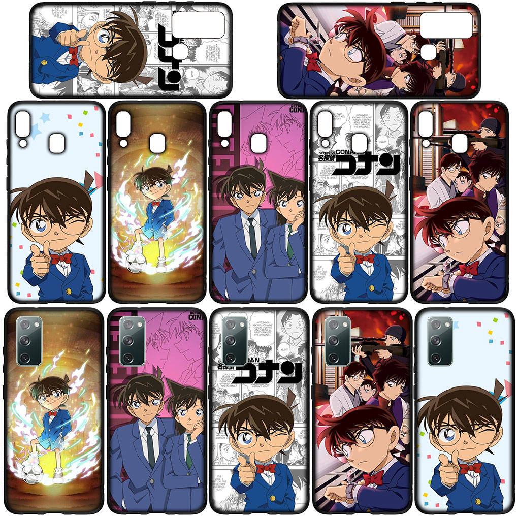 Cover for iPhone 16 15 Xiaomi Redmi Note 14 13 12 11 Pro Max X 8 9 16e Samsung Galaxy S25 S24 S23 Moto A4 OPPO Huawei Anime Detective Conan Phone Case