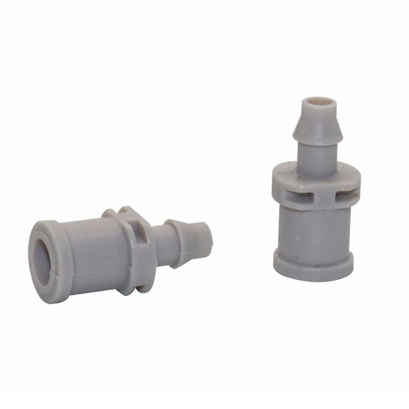 Single Barb Connector for 4/7mm Garden Hose Greenhouse Connection 6 Mm Mist Spray Nozzle Water Pipe Connector 50 Pcs