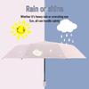 Tianai 3-Fold Black UV 8-Rib Dual-Use Umbrella