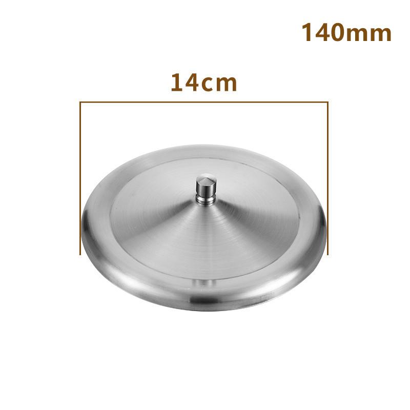 

7,5/14 см Крышки для кружек из нержавеющей стали, герметичные, прочные, пыленепроницаемые, крышка для чашки для напитков, кухонная крышка для сохранения свежести 140MM