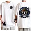 2026 One Piece Straw Hat Pirate Skull Tshirt Men Cotton Anime Tee Graphic Streetwear Comfortable Durable Casual Top