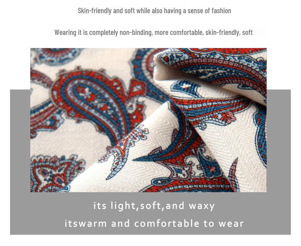 Luxurious Women's Silk Wool Scarf – Elegant Gift or Personal Use, Versatile for Sunshade, Sun Protection, Shawl, Decoration, Neckerchief.