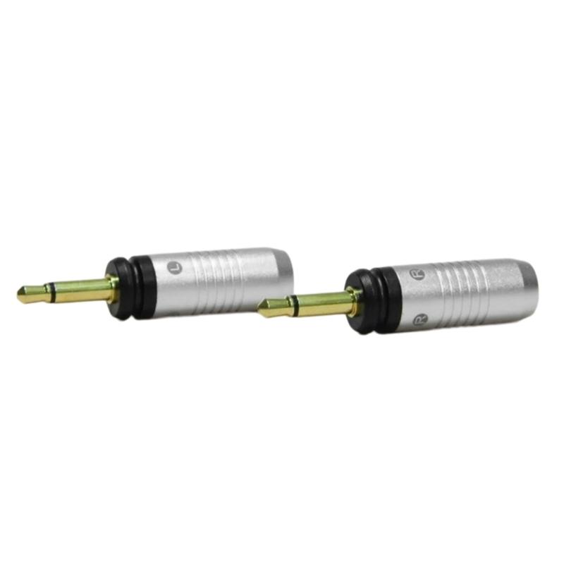 3.5mm Stereo Male Plug Connectors Plug Replacement , Gold Plate Plug for Focal Clear Elear Elex Elegia Earphone