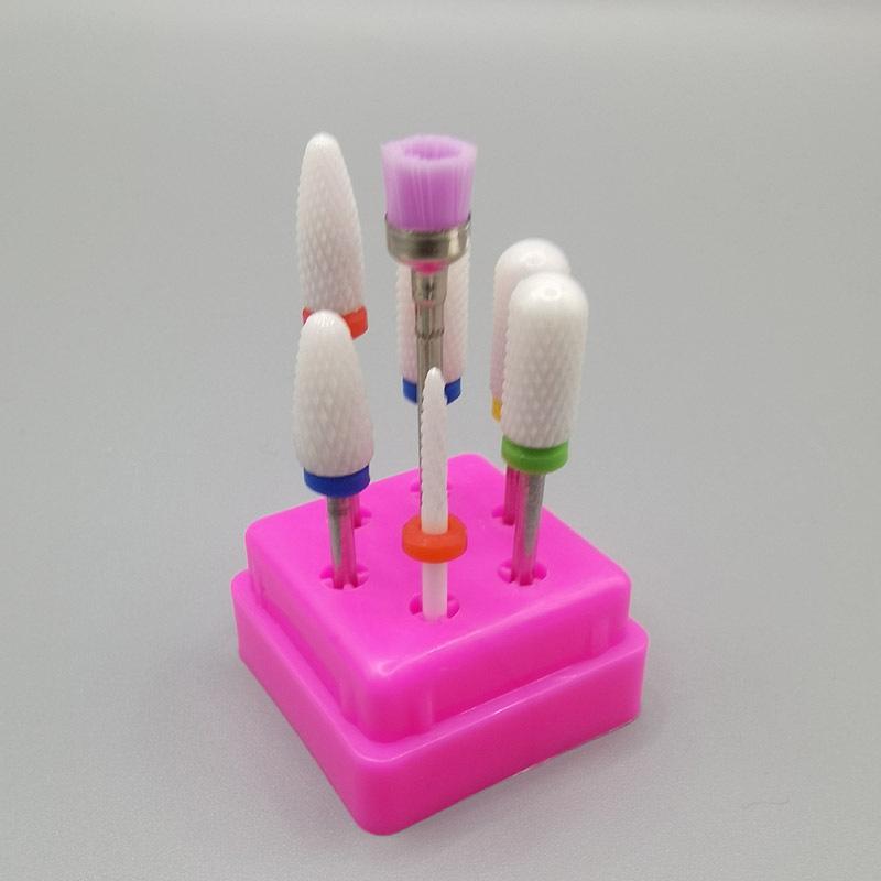 New Nail Polisher Head 7-Piece Set Ceramic Tungsten Steel Diamond Polishing Tool Professional And Efficient