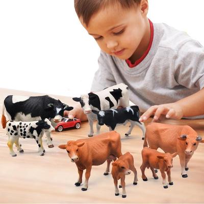 Kreatives Bauernhof Kuh Lernspielzeug - Kleintier Modell für Kinder