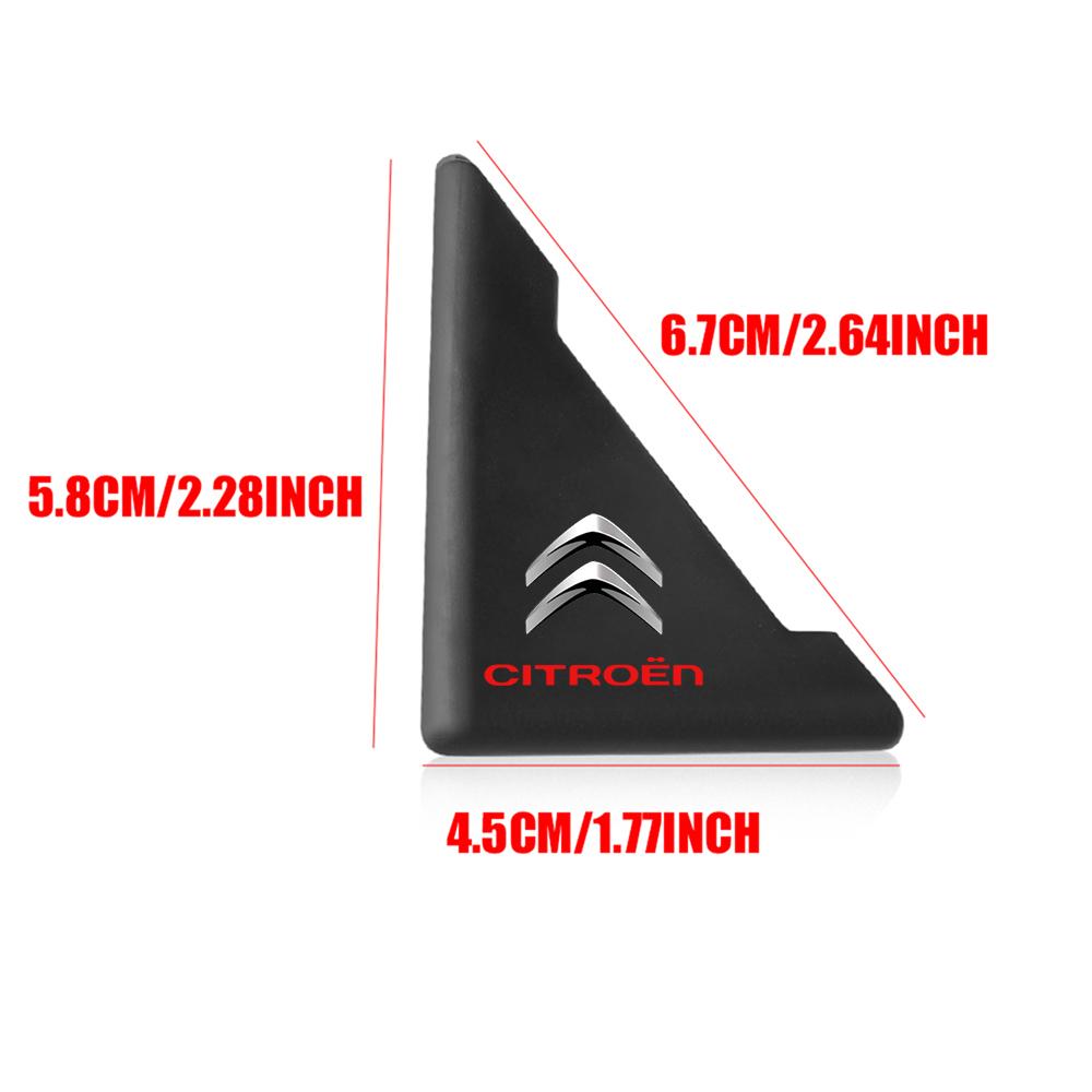 2pcs Car Door Guard Edge Corner Protector Cover Anti-Collision Scratch For Citroen C1 C2 C3 C4 C4L C5 C6 C7 C8 VTS C-ELYSEE