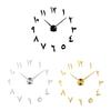 Decorative Number Wall Clock DIY Frameless Large 3D Mirror Er Watches for Decorations