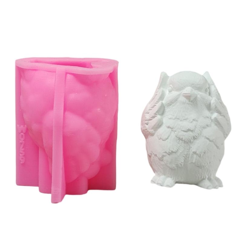 Silicone Moulds 3D Bird Candle Molds Handmade Epoxy Resin Molds Ornament Plasters Molds Castings Molds Soap Molds