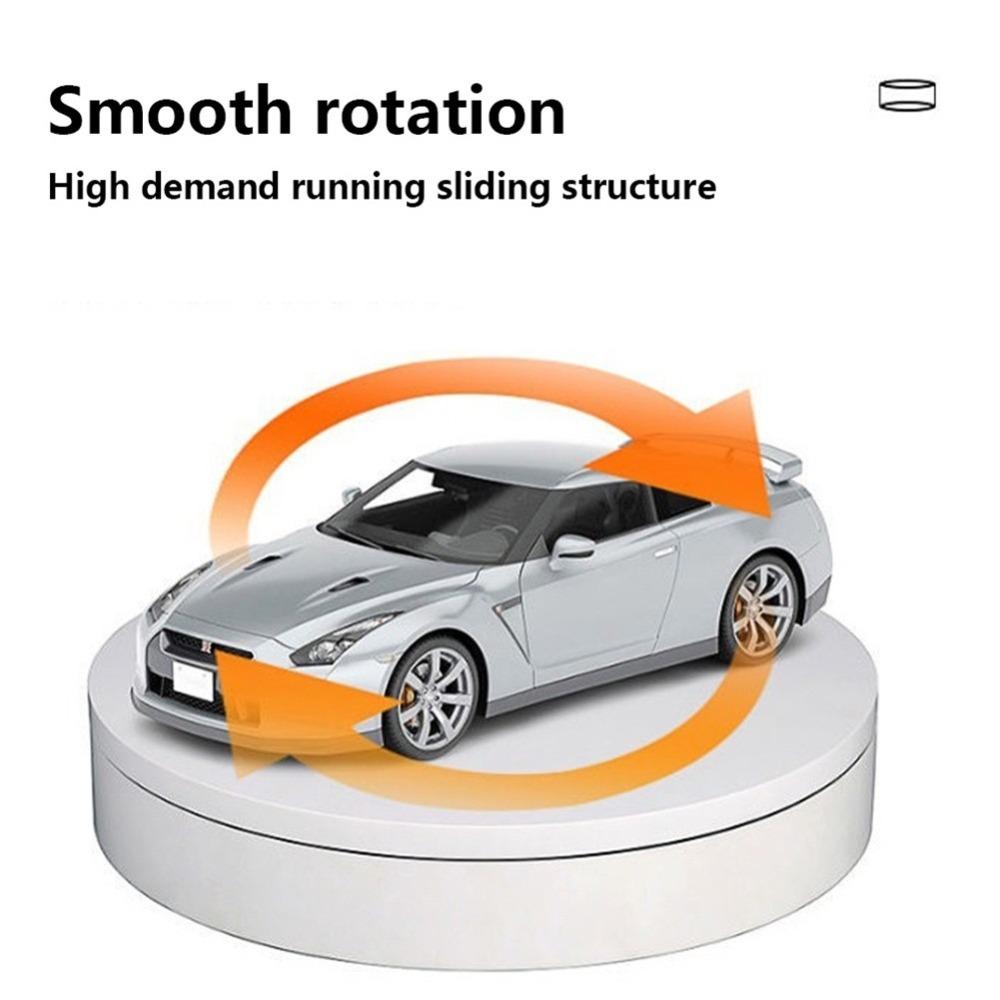 Round 360° Rotating Turntable Motorized Jewelry/Collectibles Visualizer  Jewelry Display