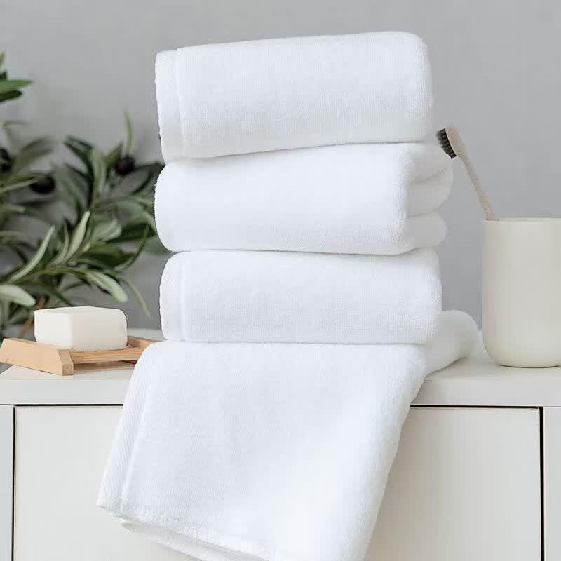 Weiyu Hotel White Absorbent Towel & Bath Towel Set 600g Bath Towel + 150g Hand Towel