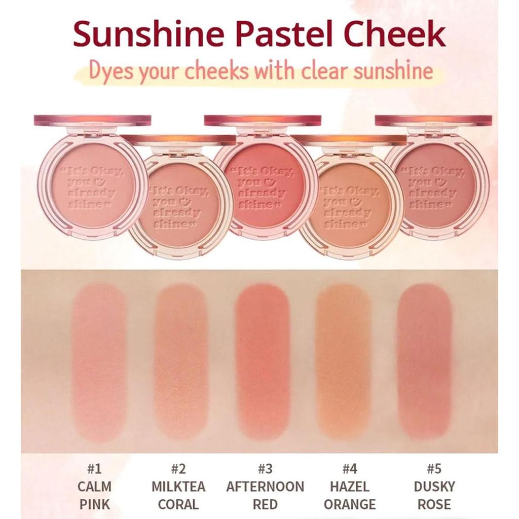 Peripera PURE BLUSHED SUNSHINE CHEEK 4,2 g / 0,14 oz  (11 Farboptionen)