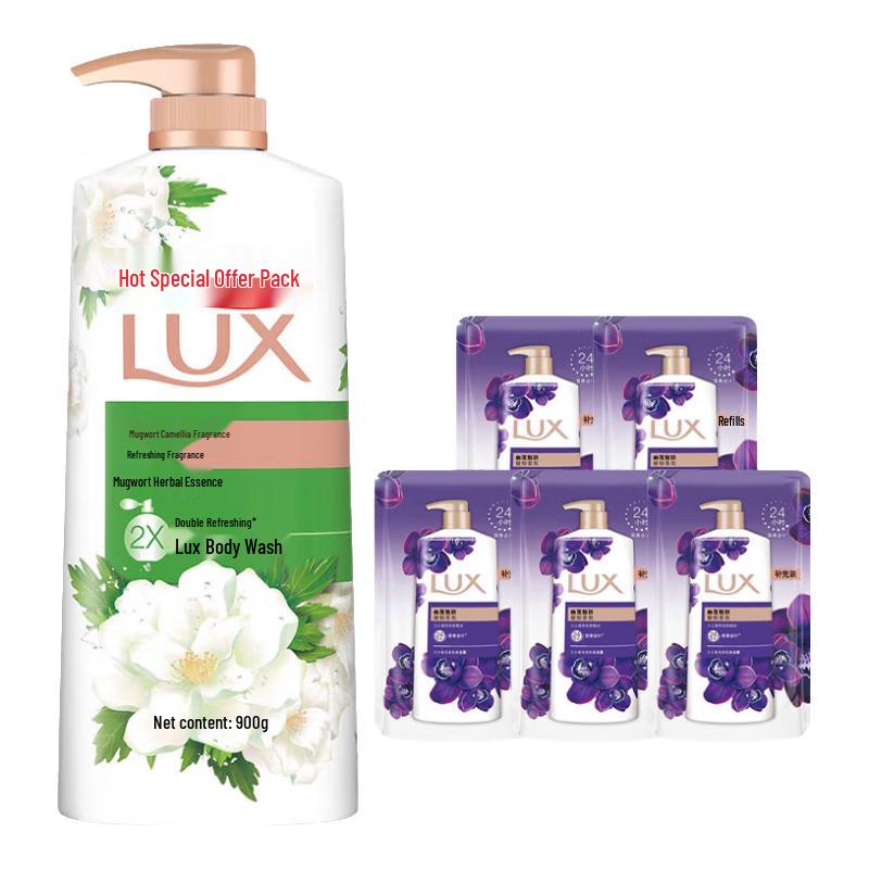 

LUX Refreshing & Soothing Mugwort Camellia Body Wash Set