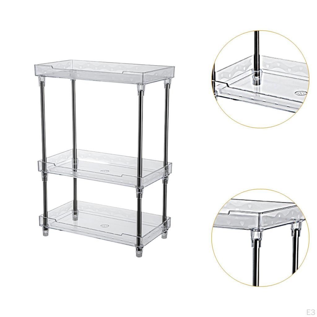 Badezimmer-Arbeitsplatten-Organizer, Make-up-Organizer, Hautpflege-Regal, stehend