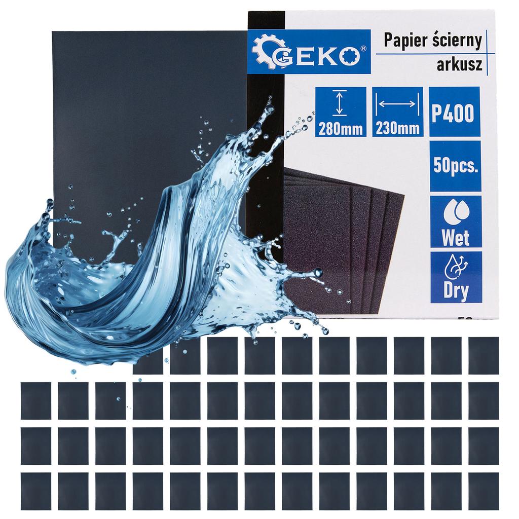Water-based sandpaper - Sheet 230x280mm P800 (50/1000)