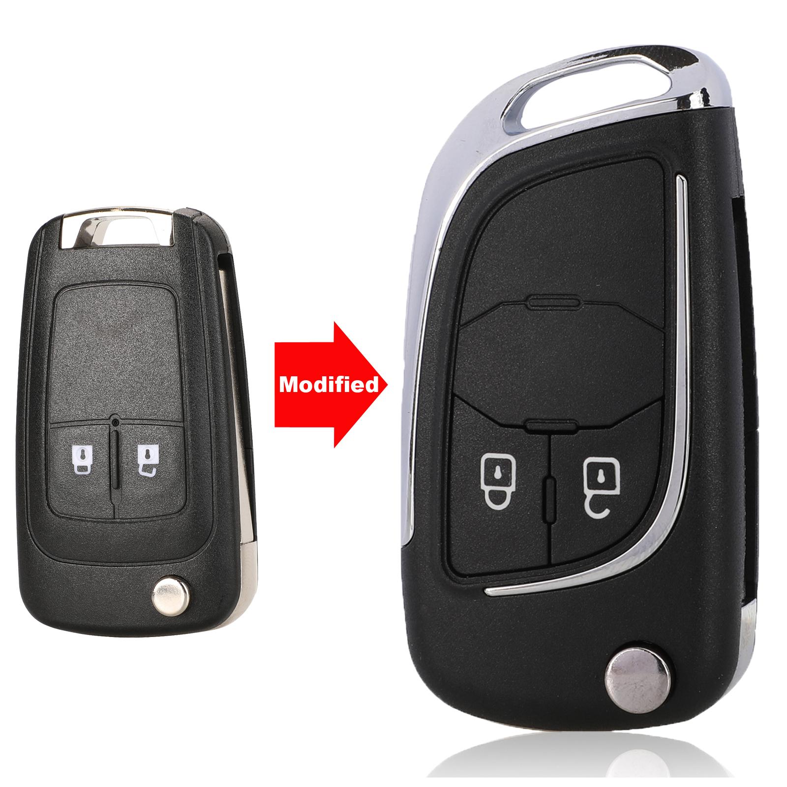 

jingyuqin модифицированный складной чехол для дистанционного ключа автомобиля для Chevrolet Cruze Epica Lova Camaro Impala 2 3 4 5 кнопок HU100 крышка сказочные