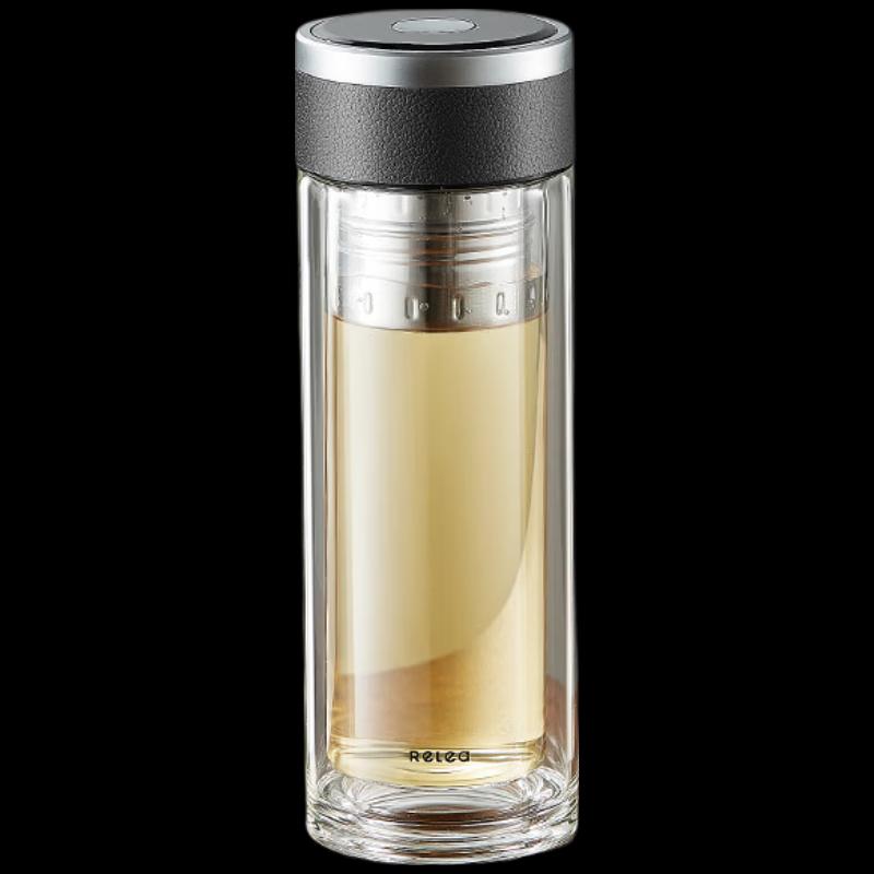 RELEA Portable High Borosilicate Glass Tea Cup