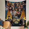 1PC TV Play Series Supernatural Movie Tapestry Printed Large Wall Tapestry Art Science Fiction Room Home Decor Decor Blanket