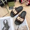 20 New Slippers Women's Summer Wear Thick Bottom Printing Embroidered Letters Large Size Casual Cool Slippers