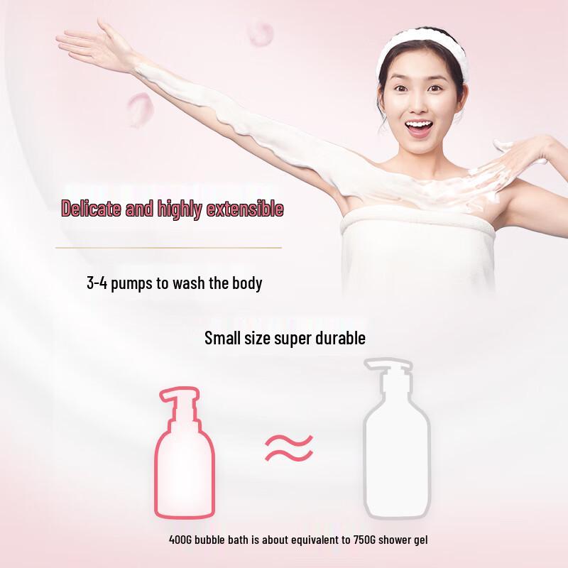 Dove Cherry Blossom Ceramide Amino Acid Foam Shower Gel 400ml