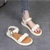 2025 New Flat-soled Sandals Women Wear Open-toed Pregnant Women's Soft-soled Shoes In Summer, Versatile, Comfortable and Non-slip Beach Shoes