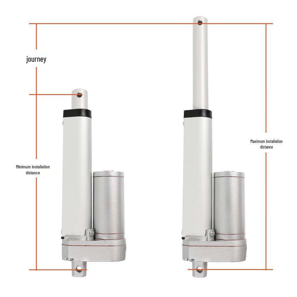 50mm Stroke Electric Linear Actuator for Smart Home Furniture and Door/Window Automation LA10 Bracket