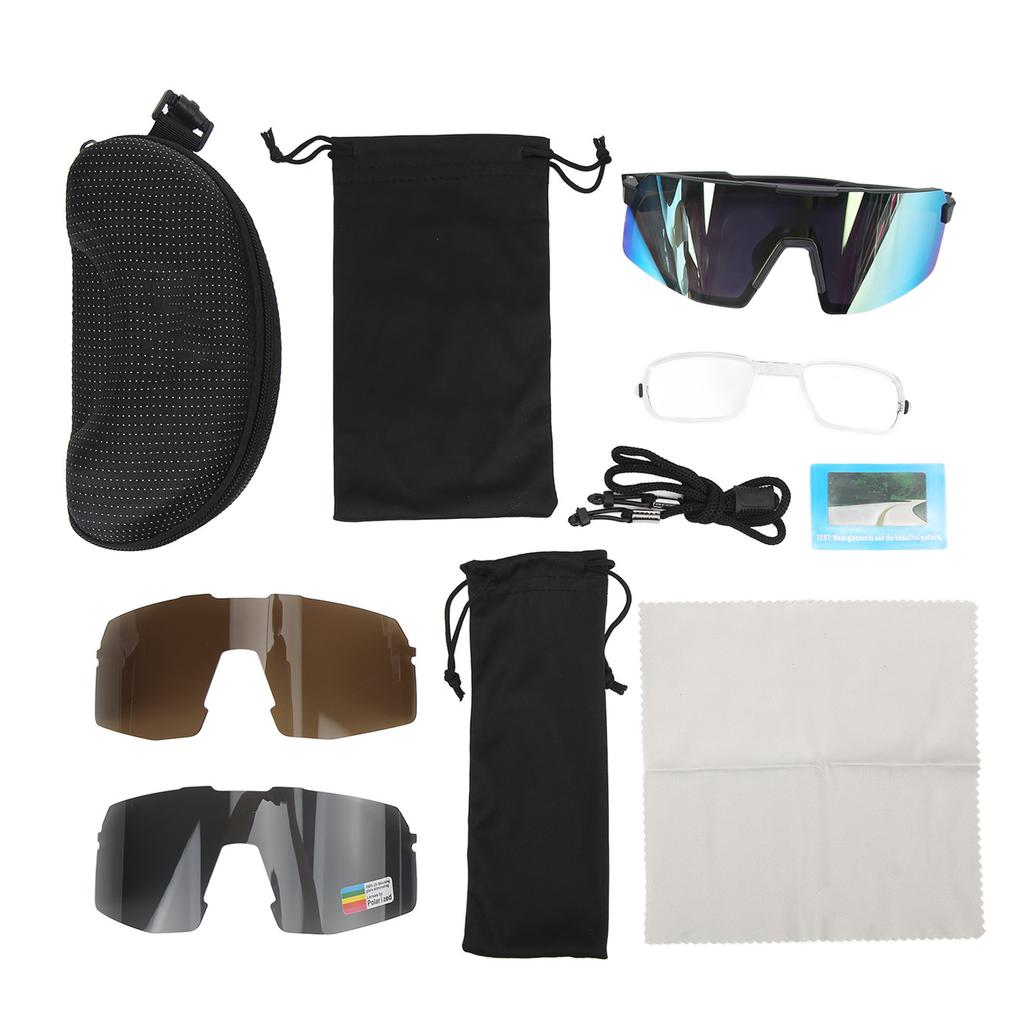 GUB 7300 Polarized Sports Sunglasses Outdoor Cycling Running Mountaineering Sunglasses Windproof Gold