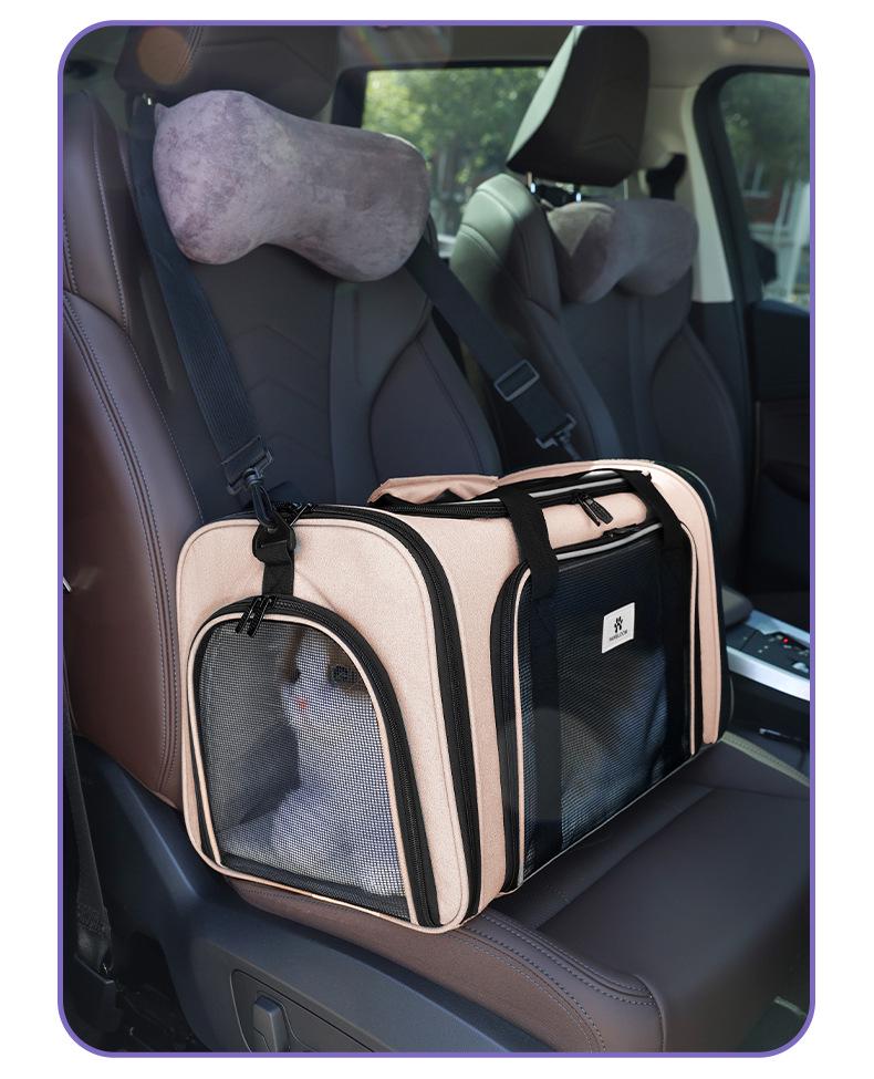 Runhui Foldable Pet Carrier: Breathable, Portable Cat & Dog Bag with Large Capacity
