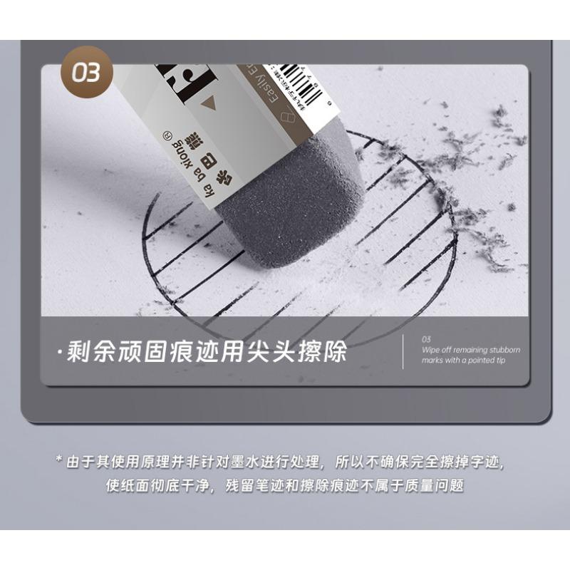 Frosted Double Head Eraser For Students Works With Multiple Neutral Pens