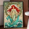 Disney 5d Diamond Painting, Mermaid Art Painting Diy Handmade Sticker Gift, Home Decoration Painting