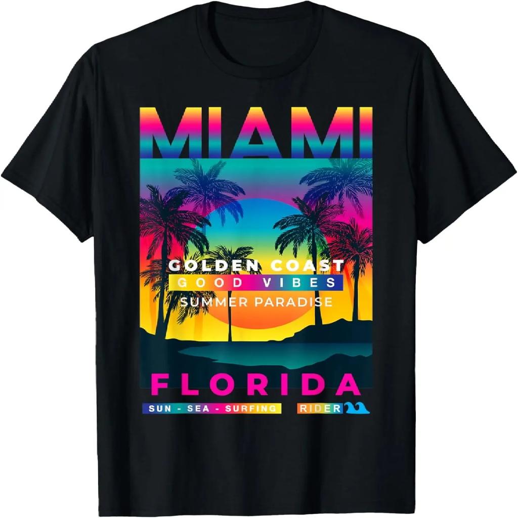 I Really Love Miami Florida, Miami Loves Me Graphic Design T-Shirt