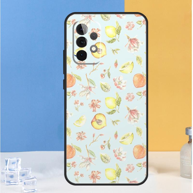 Pink Peaches Aesthetic For Samsung Galaxy A13 A33 A53 A36 A26 A05 A06 A16 A54 A34 A14 A32 A52 A55 A35 A15 A56 Case