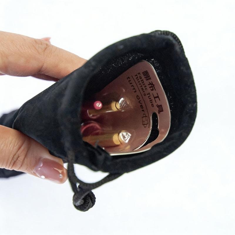 Ergonomic Grip Fabric Turner and Drawstring Threader Sewing Threading Tool for Fabric Flipping Tailoring Clothing Repair HX6C