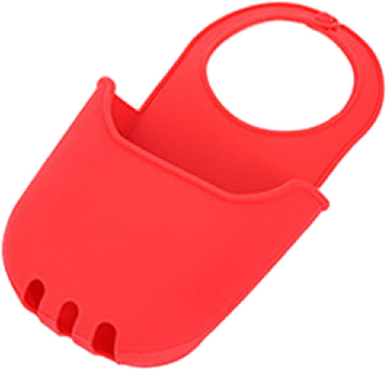 

Waterproof Hanging Mobile Storage Basket for Beach, Kitchen & Bathroom Use красный